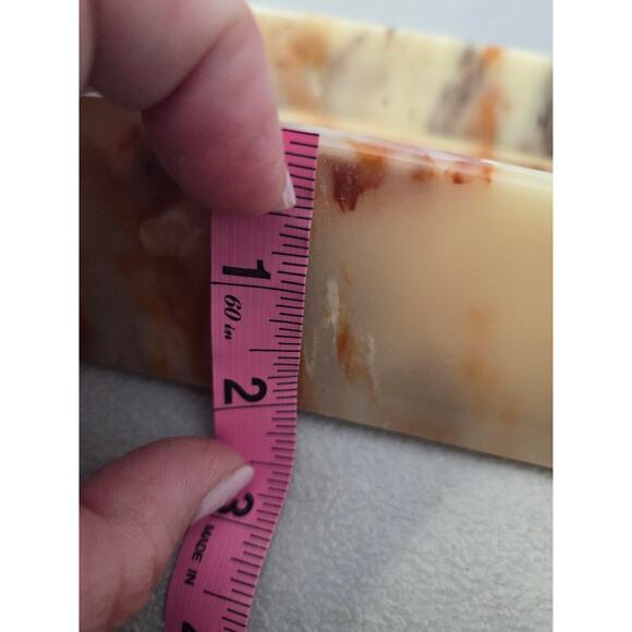 Vtg MCM Ultra Stone Long Tissue Box  Sunlight Industries Faux Marble Acrylic - Picture 9 of 9